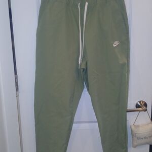 Ladies PETITE Nike Olive Pants with White Accents